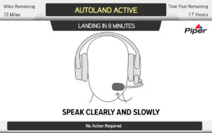 Screen that says "Speak clearly and slowly."