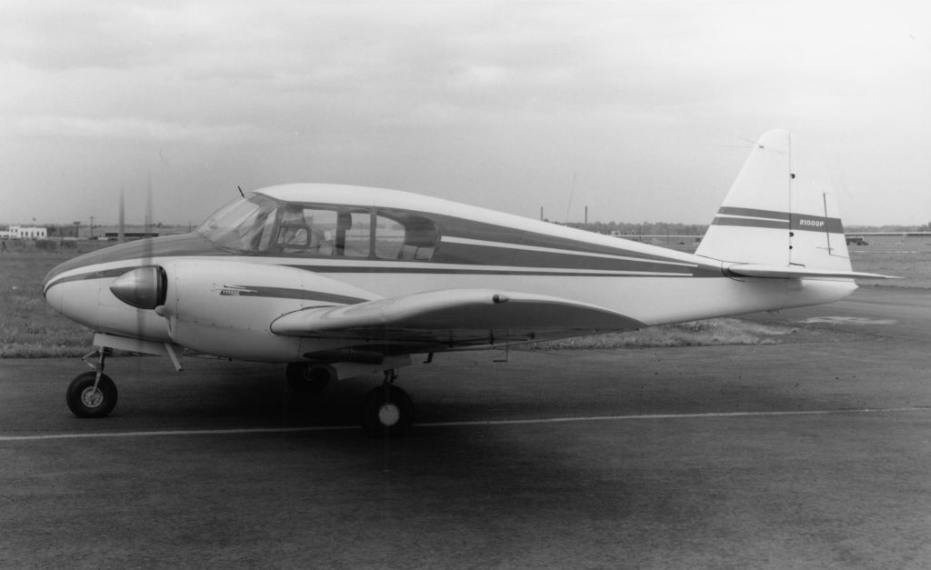 PA23 Apache from Piper Aircraft in black and white