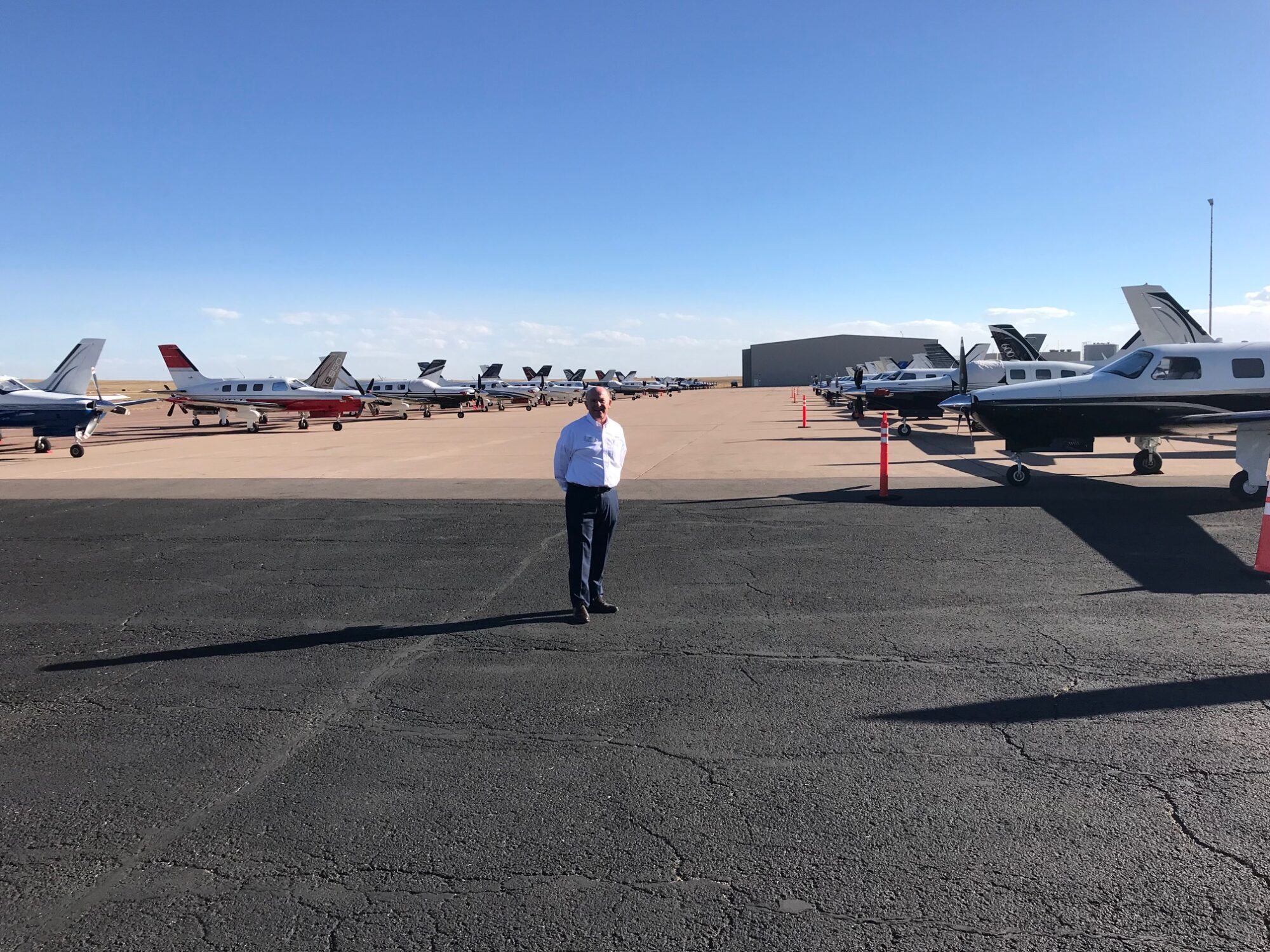 MMOPA 2020 7 Simon Caldecott on the flight line at MMOPA