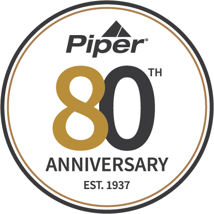 Piper 80th Anniversary Logo