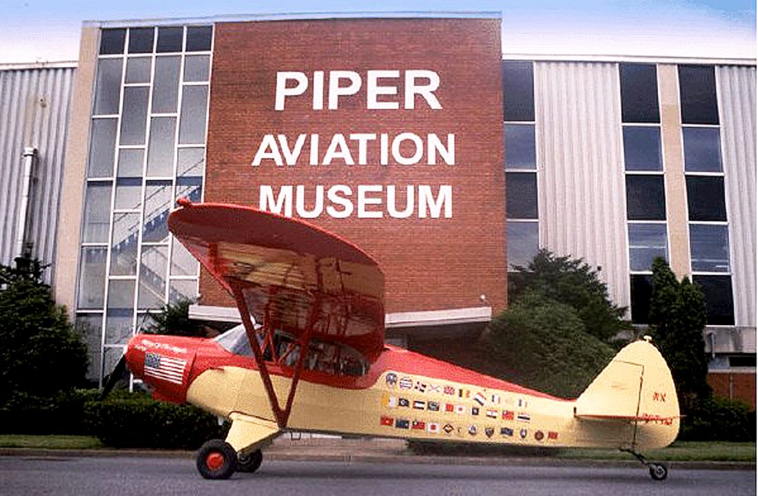 The Piper Aviation Museum in Lock Haven, Pennsylvania