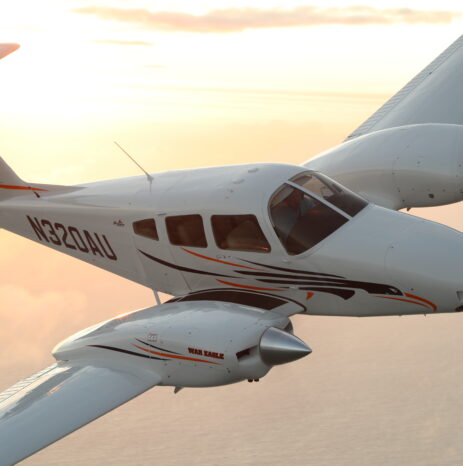 A Piper Seminole Trainer aircraft from Auburn University