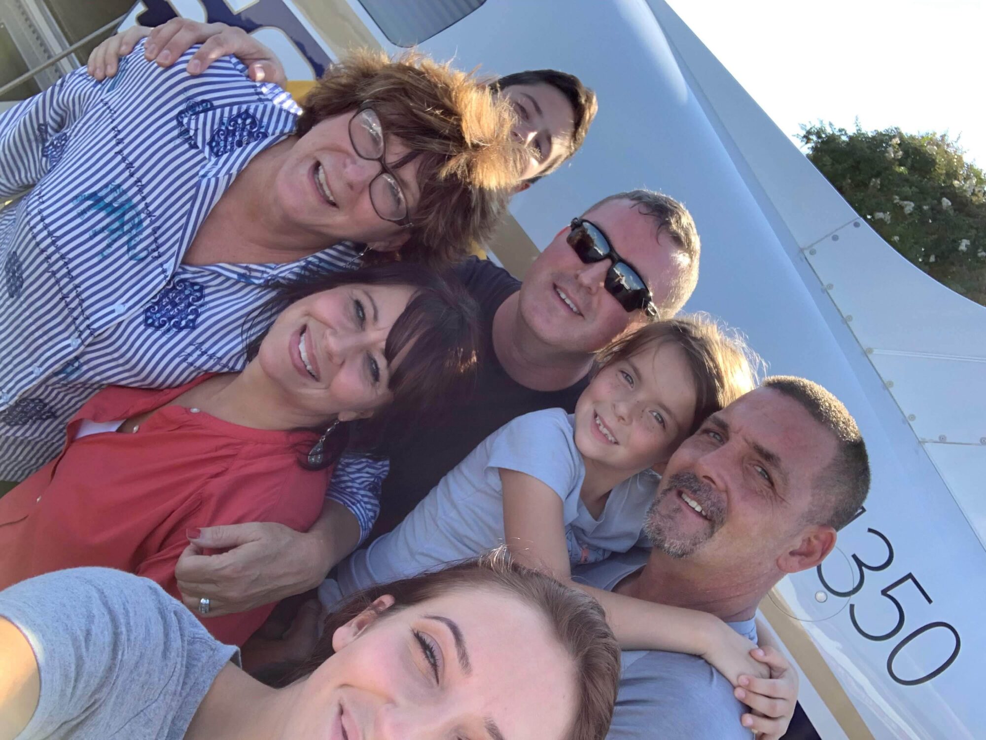 In Your Own Words: Share Your Piper Story 2 Robby Hill and his family with his M350.