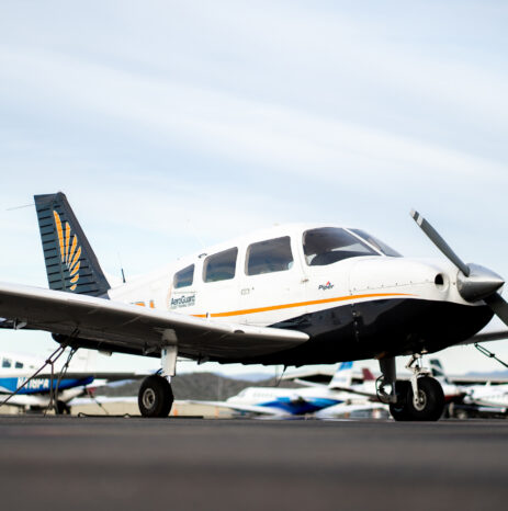 A plane on the ground