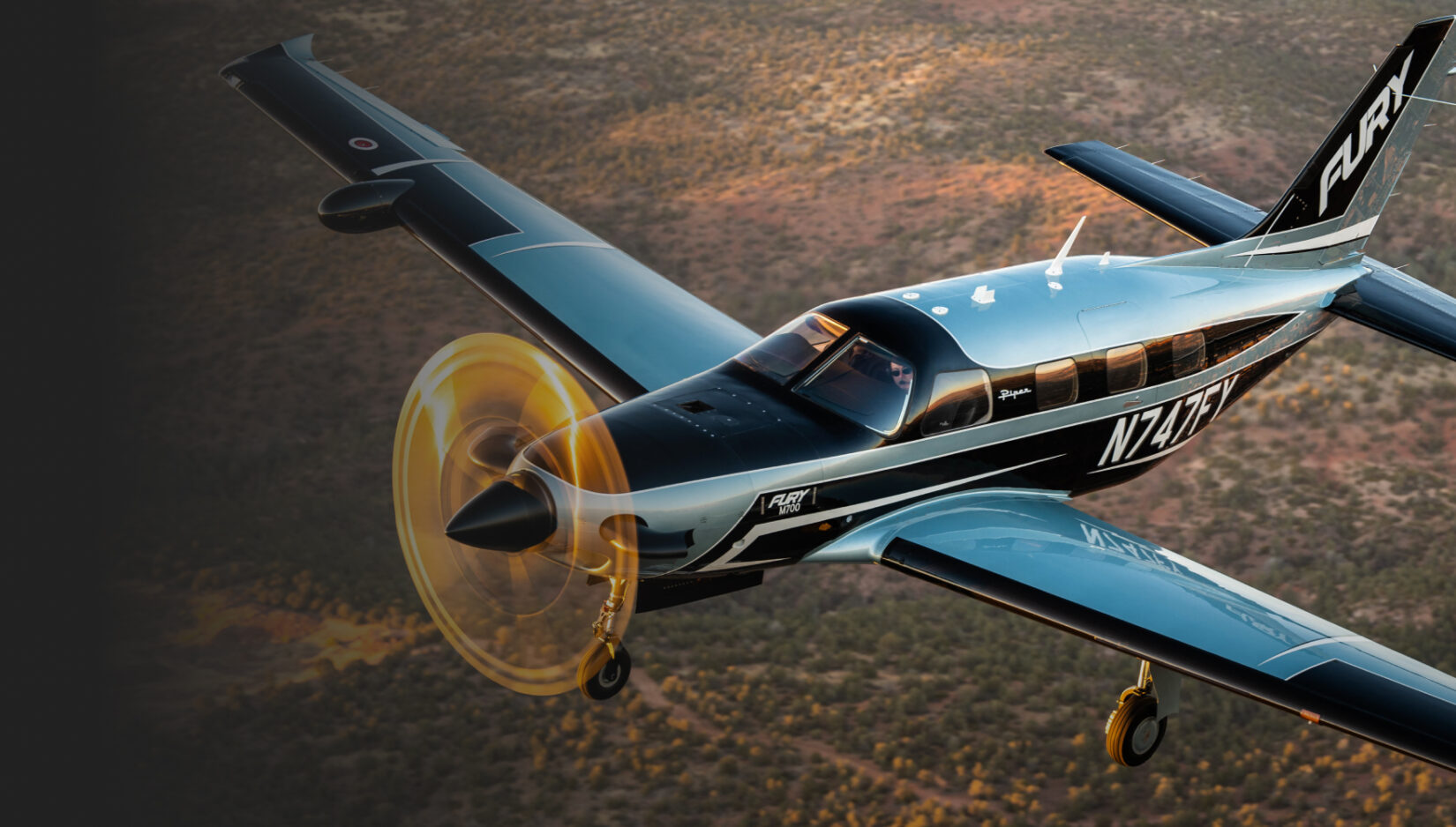 M700 plane flying