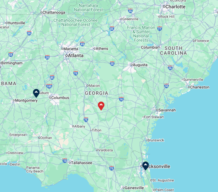 Georgia map