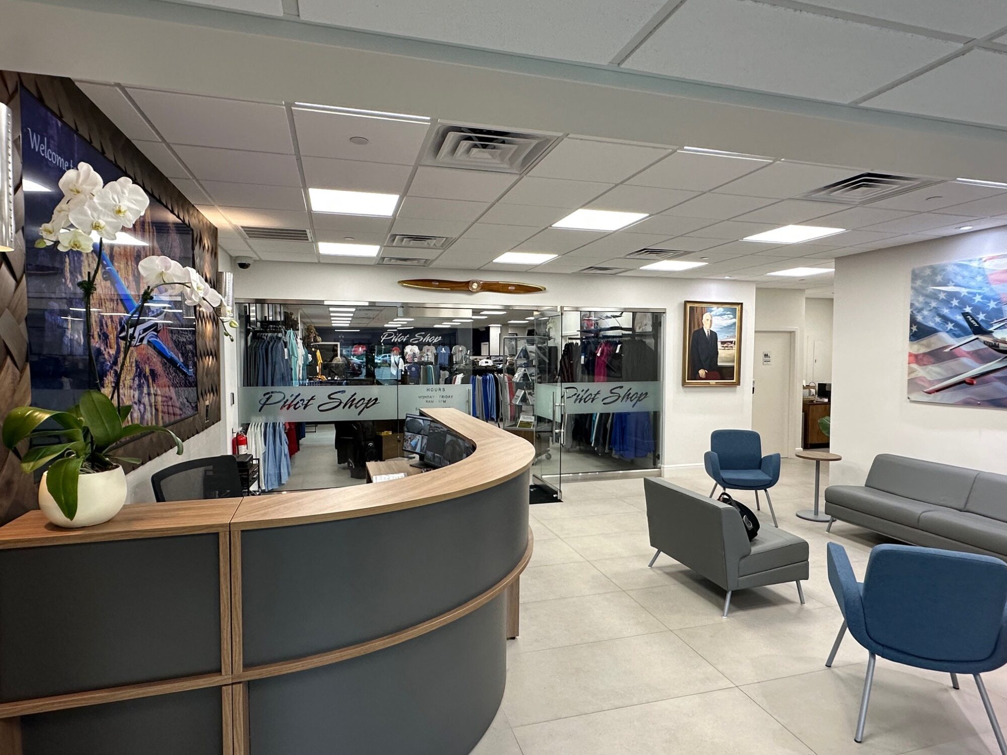 Photo of Piper's refreshed front lobby